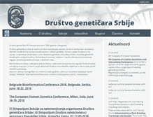 Tablet Screenshot of dgsgenetika.org.rs